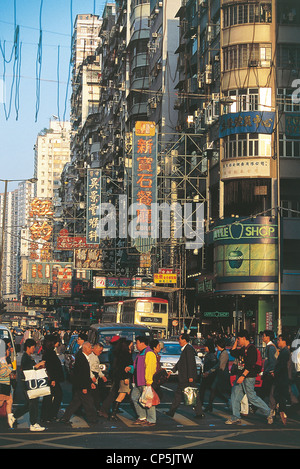 Cina - HONG KONG (Xianggang) - Penisola di Kowloon, Mongkok Foto Stock