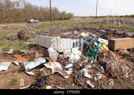Dump stradale massa - USA Foto Stock