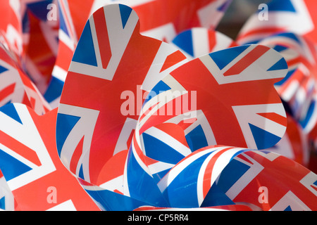 Union Jack Flag in plastica Foto Stock