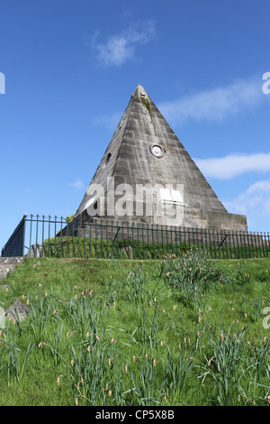 La piramide di star Stirling Scozia aprile 2012 Foto Stock