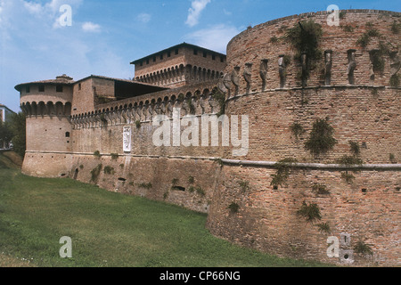 Emilia Romagna - Forlì (FC). La Rocca. Foto Stock