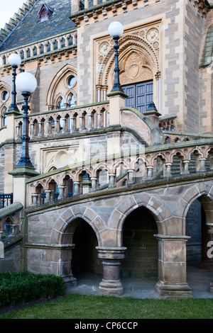 Architettura in dettaglio la McManus Galleria d'Arte e Museo Dundee Scozia Scotland Foto Stock