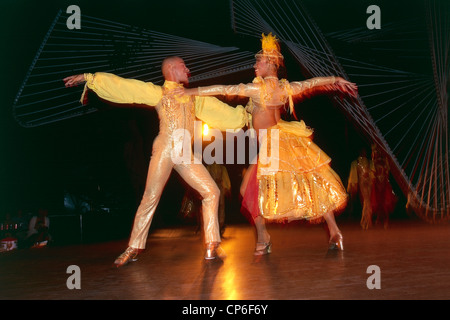 CUBA HAVANA Night Club Tropicana Marianao ballerini Foto Stock