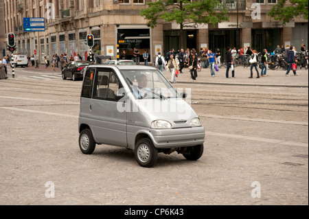 Micro Mini carrozzella disabili auto Amsterdam Olanda Paesi Foto Stock