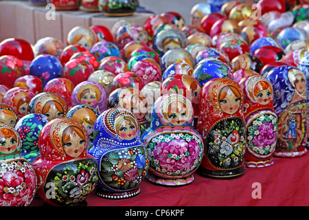 Babushka souvenir russo Foto Stock