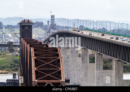 Il nuovo Benicia Martinez Bridge Foto Stock