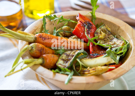 Verdure grigliate insalata Foto Stock