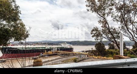 Le raffinerie di petrolio in California Benicia Foto Stock