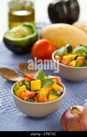 Salsa di mango Foto Stock