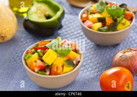 Salsa di mango Foto Stock