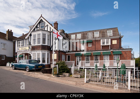 RYE, EAST SUSSEX, Regno Unito - 30 APRILE 2012: Vista esterna del Rye Lodge Hotel Foto Stock