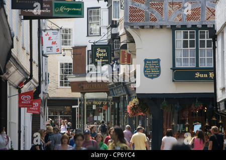 Sun Street, Canterbury, nel Kent, England, Regno Unito Foto Stock