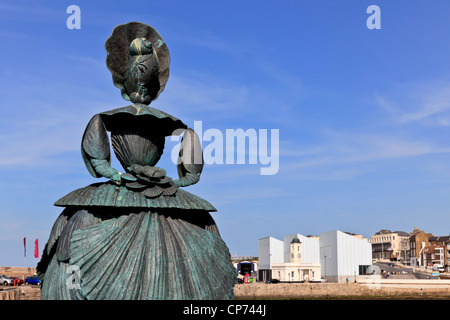 3862. La Signora Booth, Shell Lady di Margate, Margate, Kent, Regno Unito Foto Stock