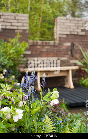 "Oasi Urbana" funzione mostra al 2012 RHS mostrano Cardiff Foto Stock