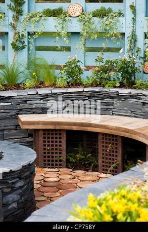 "Rigenerazione" mostra giardino alla 2012 RHS mostrano Cardiff Foto Stock