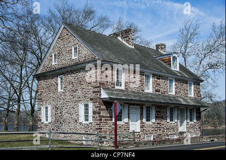 Mcconkey's ferry inn, Washington crossing park, pa, Pennsylvania, Stati Uniti d'America Foto Stock