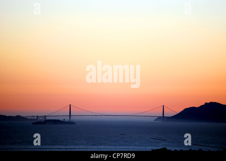 GOLDEN GATE BRIDGE DA BERKELEY SAN FRANCISCO CALIFORNIA USA 06 Ottobre 2011 Foto Stock