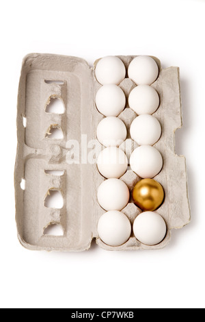 Golden Egg, concetto di fare soldi Foto Stock
