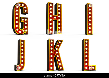 Set alfabeto - Parte 2 Foto Stock