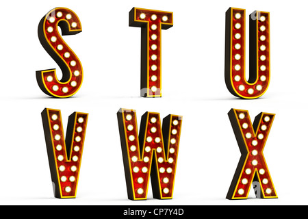 Set alfabeto - Parte 4 Foto Stock