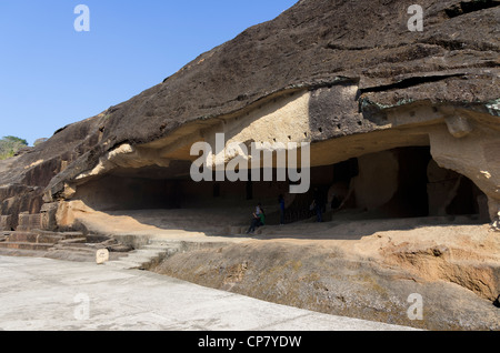 Kanheri caves, Mumbai, India Foto Stock