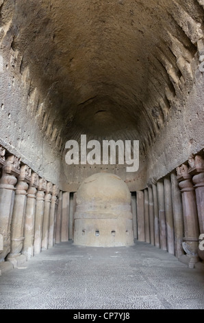 Kanheri caves, Mumbai, India Foto Stock