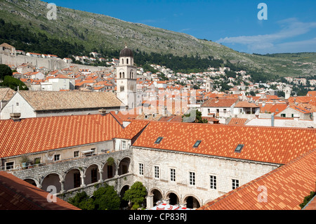 Dubrovnik, Croazia - Vista della città vecchia Foto Stock