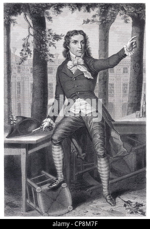 Benoit Camille Desmoulins, avvocato, giornalista del secolo dei Lumi e un leader della rivoluzione francese del XVIII secolo, H Foto Stock