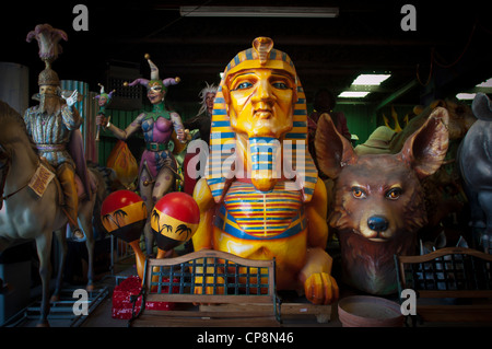 Blaine Kern's Mardi Gras World, New Orleans, Louisiana, Stati Uniti d'America Foto Stock