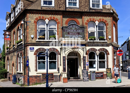 3889. Il duca di Cumberland Pub, whitstable kent, Regno Unito Foto Stock