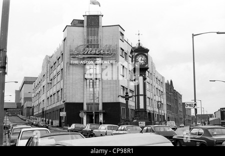 La Ansells Aston birreria nel 1981 l'anno è chiuso Foto Stock