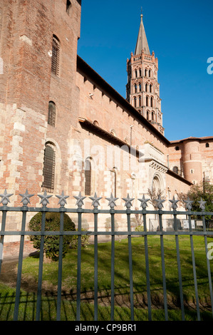 Basilica di St Sernin Foto Stock