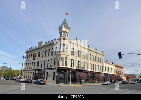 La storica Geiser Grand Hotel in Città del panettiere, Oregon. Foto Stock