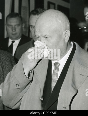 NIKITA KHRUSHCHEV (1894-1971) sovietica politico russo nel 1961. Foto Stock