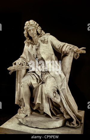 Jean Baptiste Poquelin - Molière 1622 - 1673 da Jean Jacques CAFFIERI 1725 - 1792 Francia - Francese Foto Stock