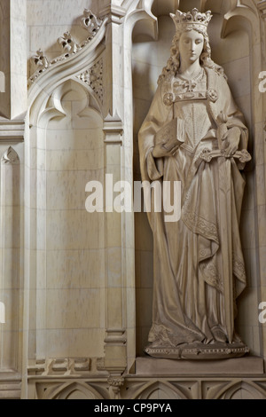 La Cappella Fitzalan, Arundel Castle, West Sussex, Regno Unito. Foto Stock