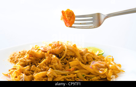 Famoso cibo tailandese, pad thai Foto Stock