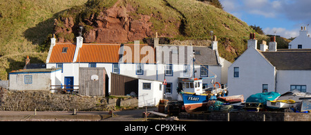 Pennan, Moray Firth, Scozia Foto Stock