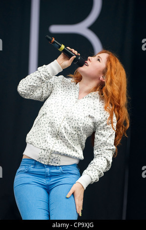 Katy B live al festival wireless 2011 Foto Stock