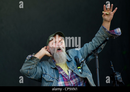 Nauseante Steve Live At The Isle of Wight Foto Stock