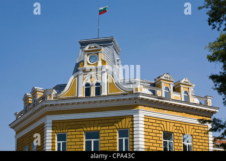 Patrimonio architettonico, ornamento architettonico a Shoumen, Balcani, Bulgaria Foto Stock