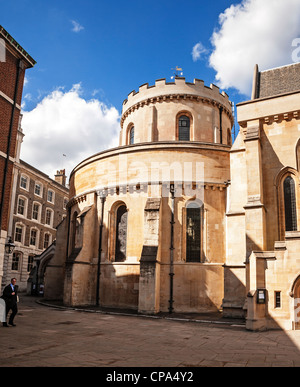 Temple Church, temple di Londra, Inghilterra. Foto Stock
