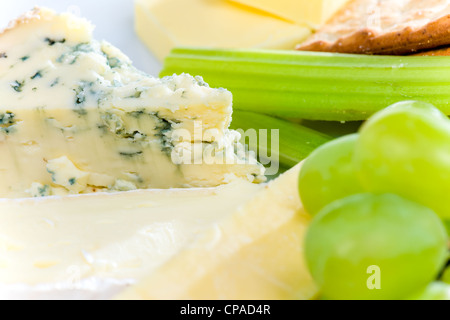 Chef Piatto di presentazione - Selezione di formaggi Foto Stock