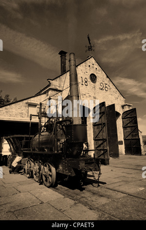 Xix secolo elefante vapore motore costruito per Wallsend Colliery da William Chapman Foto Stock