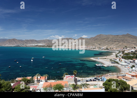 Vista aerea di La Azohia, Regione Murcia, Spagna Foto Stock