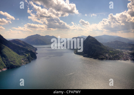 Il Monte Bre, Lugano, Ticino, Svizzera Foto Stock