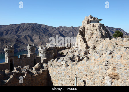 Le batterie di Castillitos, Cabo Tinoso, Spagna Foto Stock