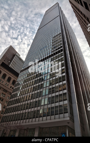 Uno Chase Manhattan Plaza a Manhattan, New York City Foto Stock