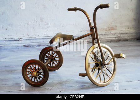 un triciclo vintage dal design classico Foto Stock