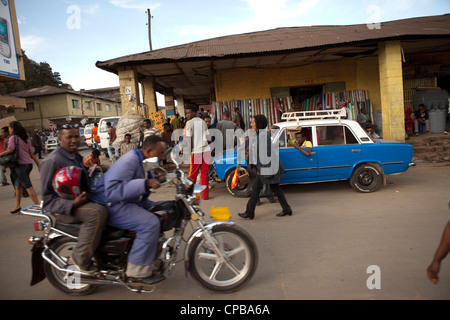 Merkato - Centro di Addis Abeba, in Etiopia. Foto Stock